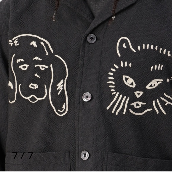 Obey unisex vesta jacket with animal accents - Picture 3 of 8